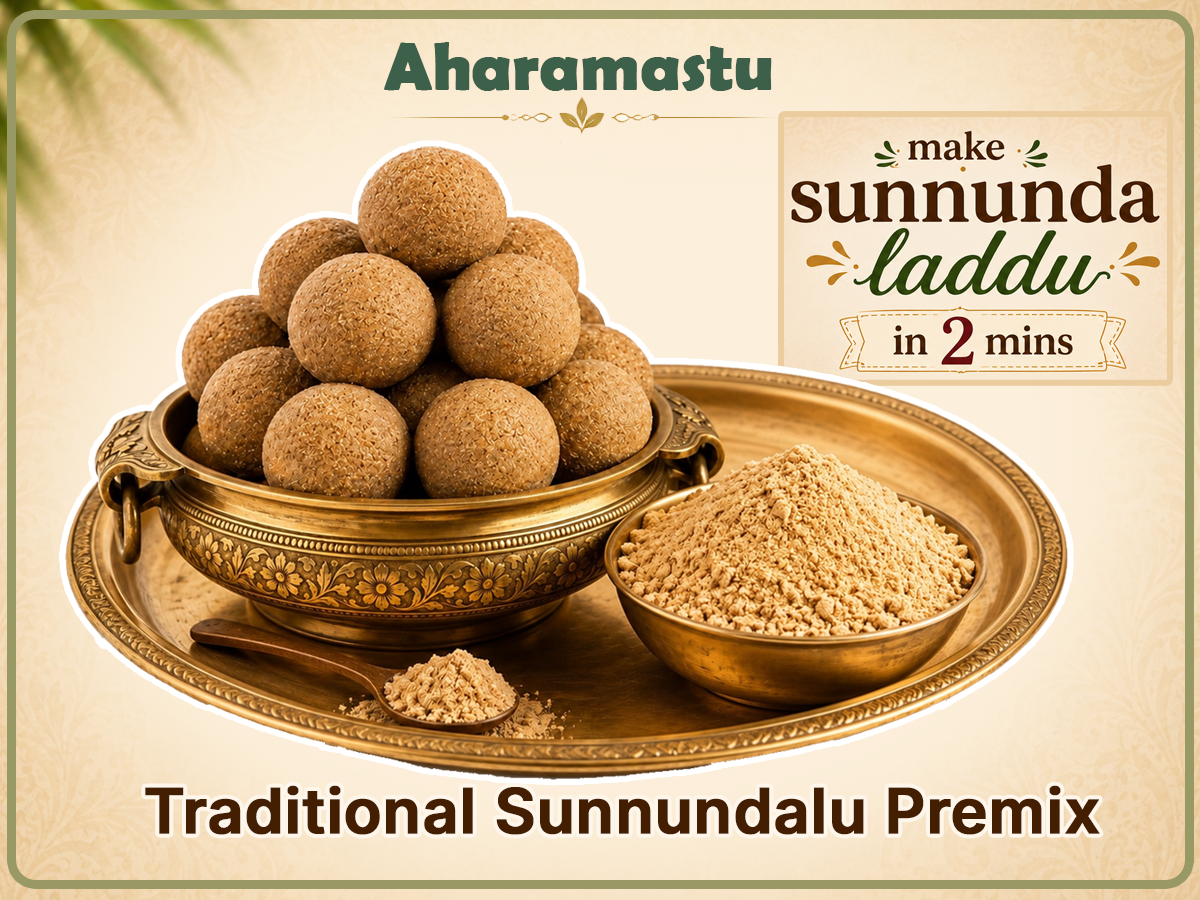 Traditional Sunnunda Premix – Make Authentic Urad Dal Laddu in 2 Mins