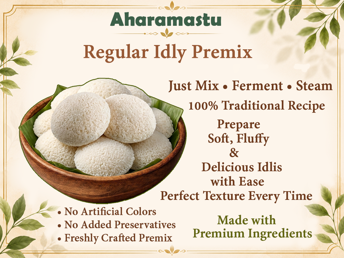 Regular Idly Premix – Soft & Fluffy South Indian Idli at Home